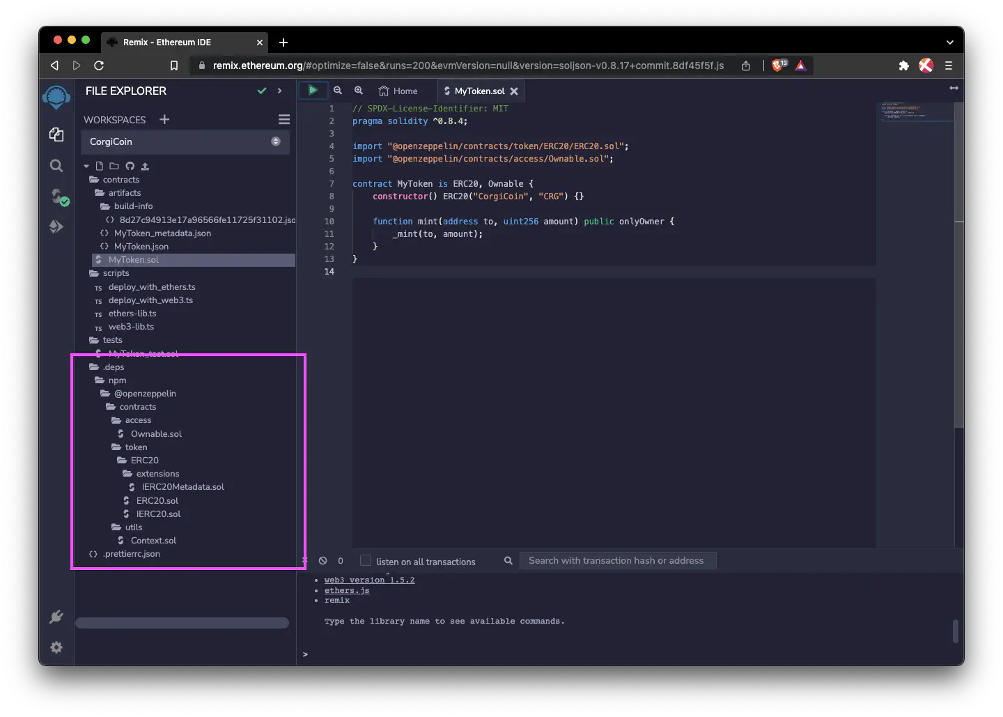 Compile and get the dependencies